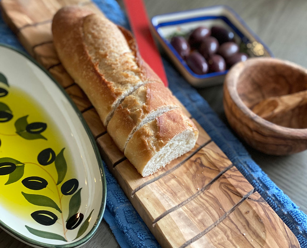 Olive Wood Bread Slicing Board