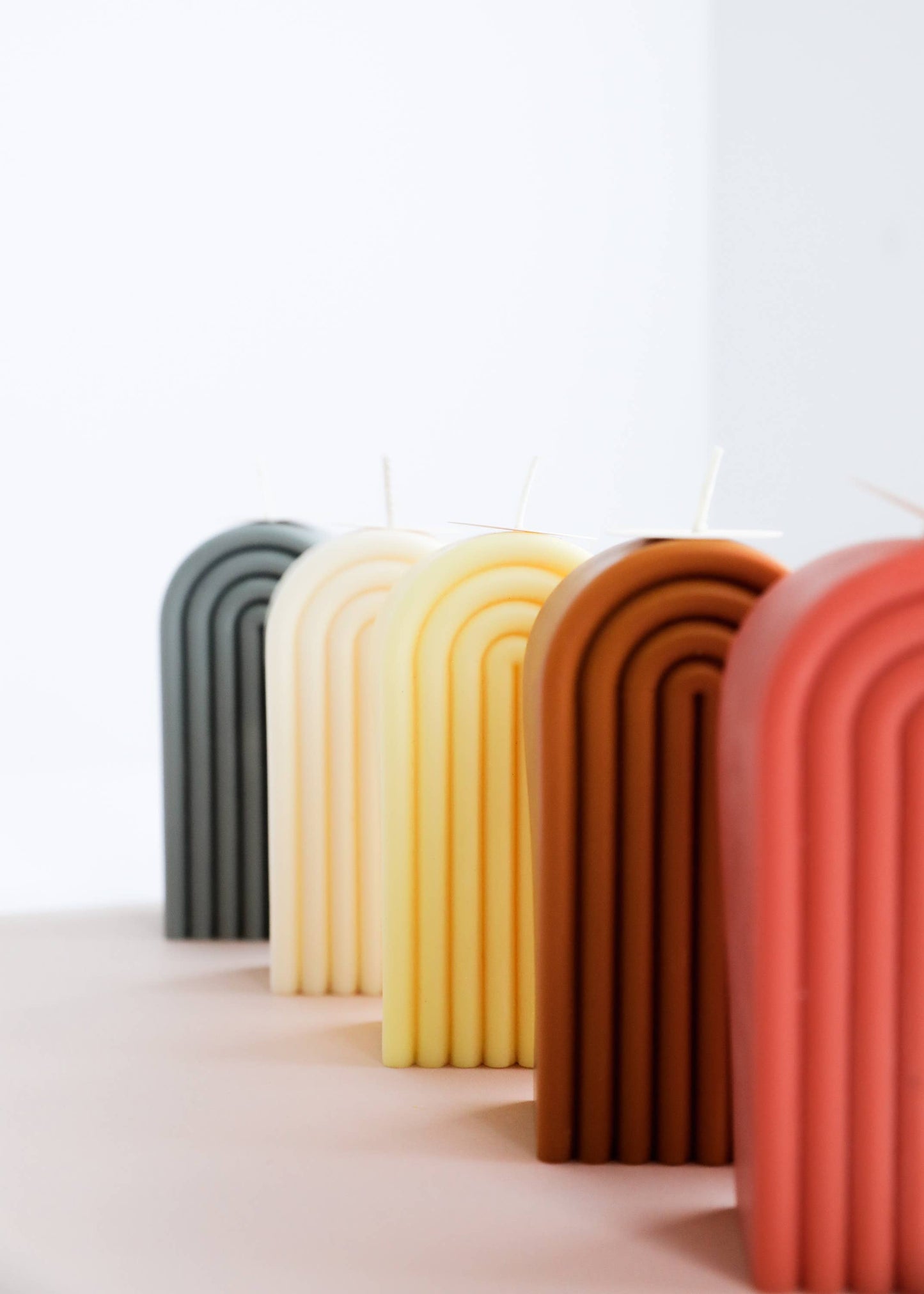Tall Arch Honey Candle