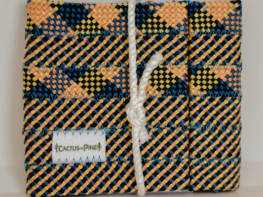 Yellow Upcycled Climbing Rope Can Sleeve