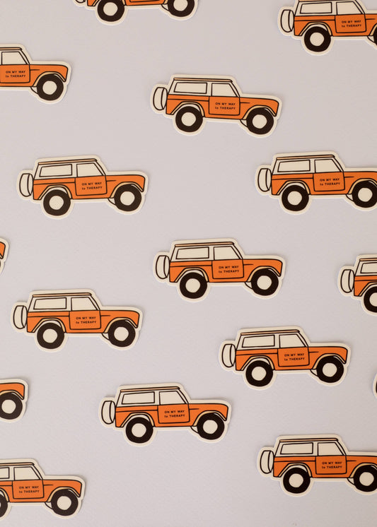 Therapy Bronco Sticker