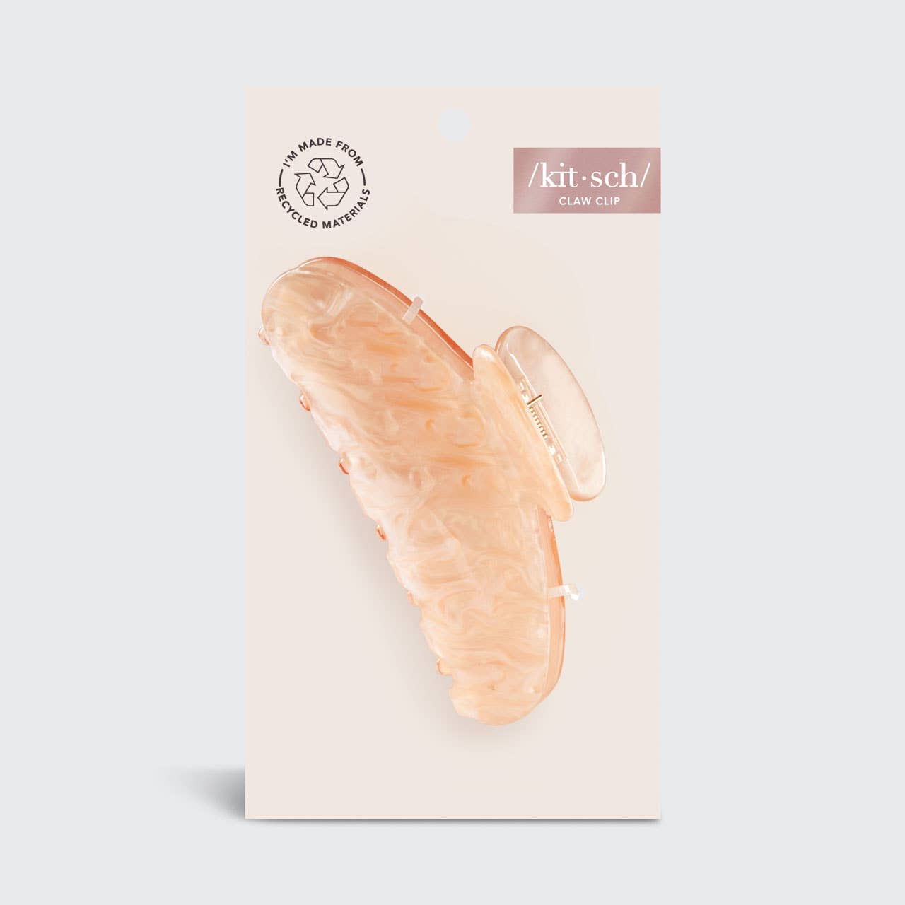 Blonde Marble Claw Clip