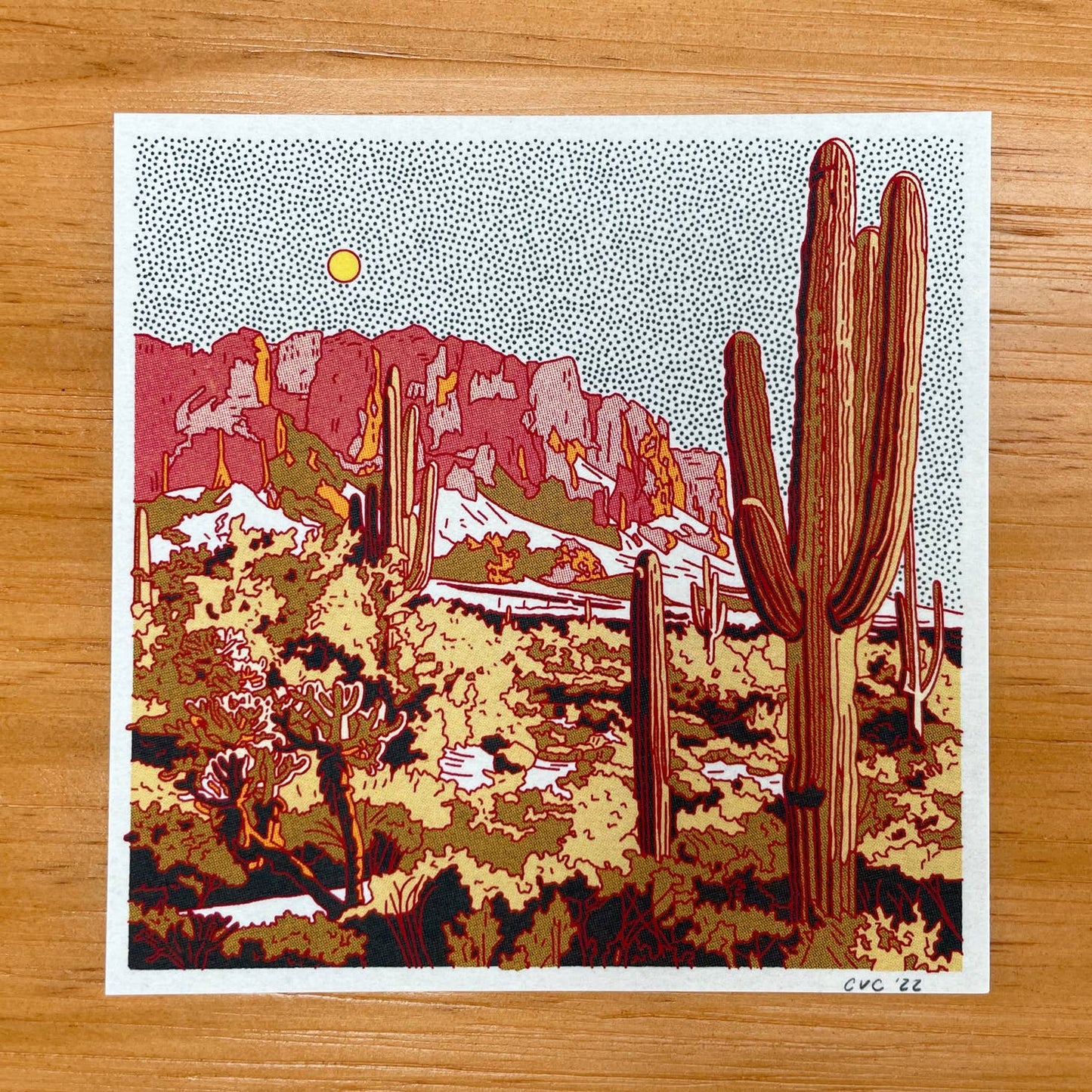 Caroline Clark Desert Postcard Set