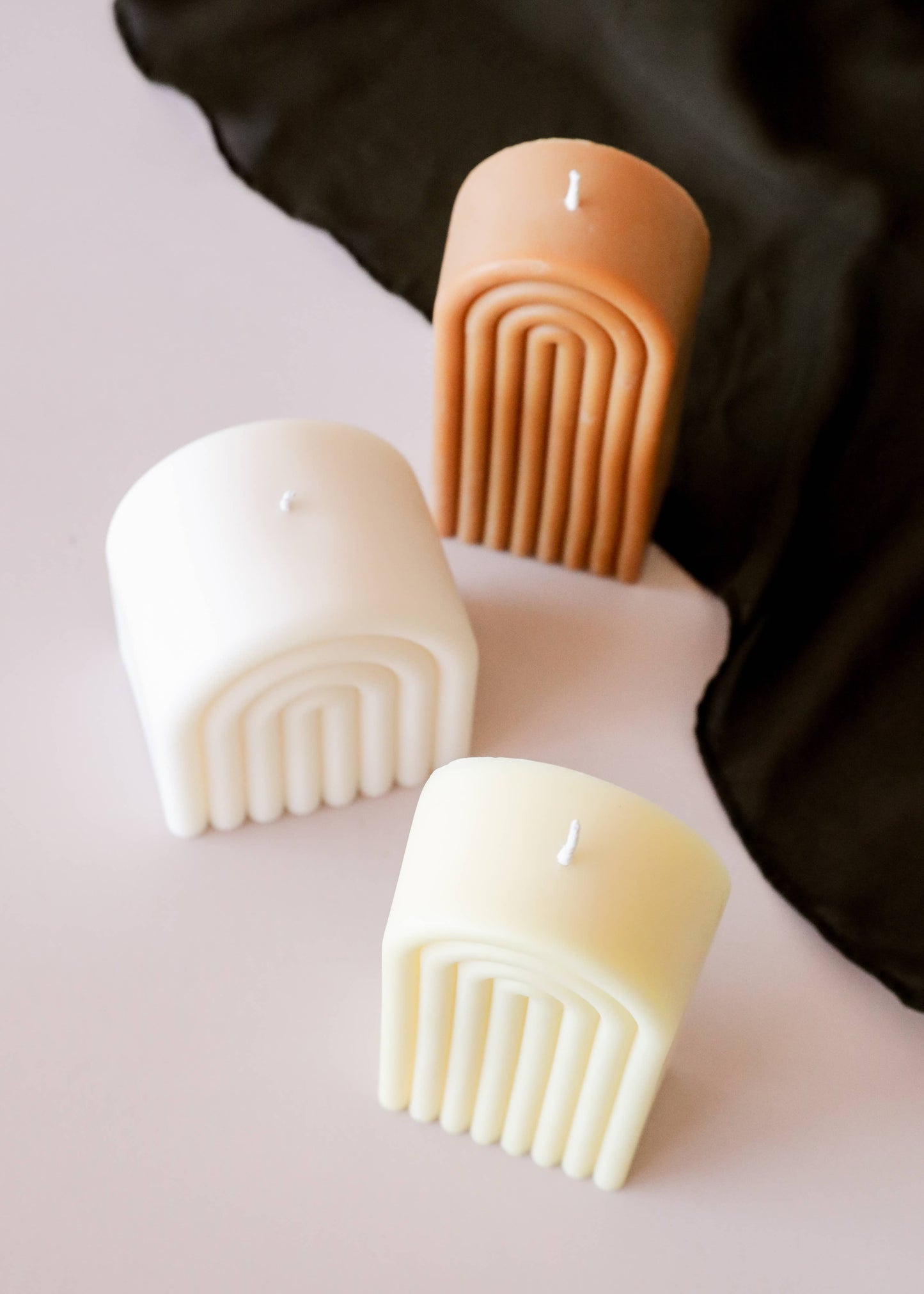 Tall Arch Honey Candle