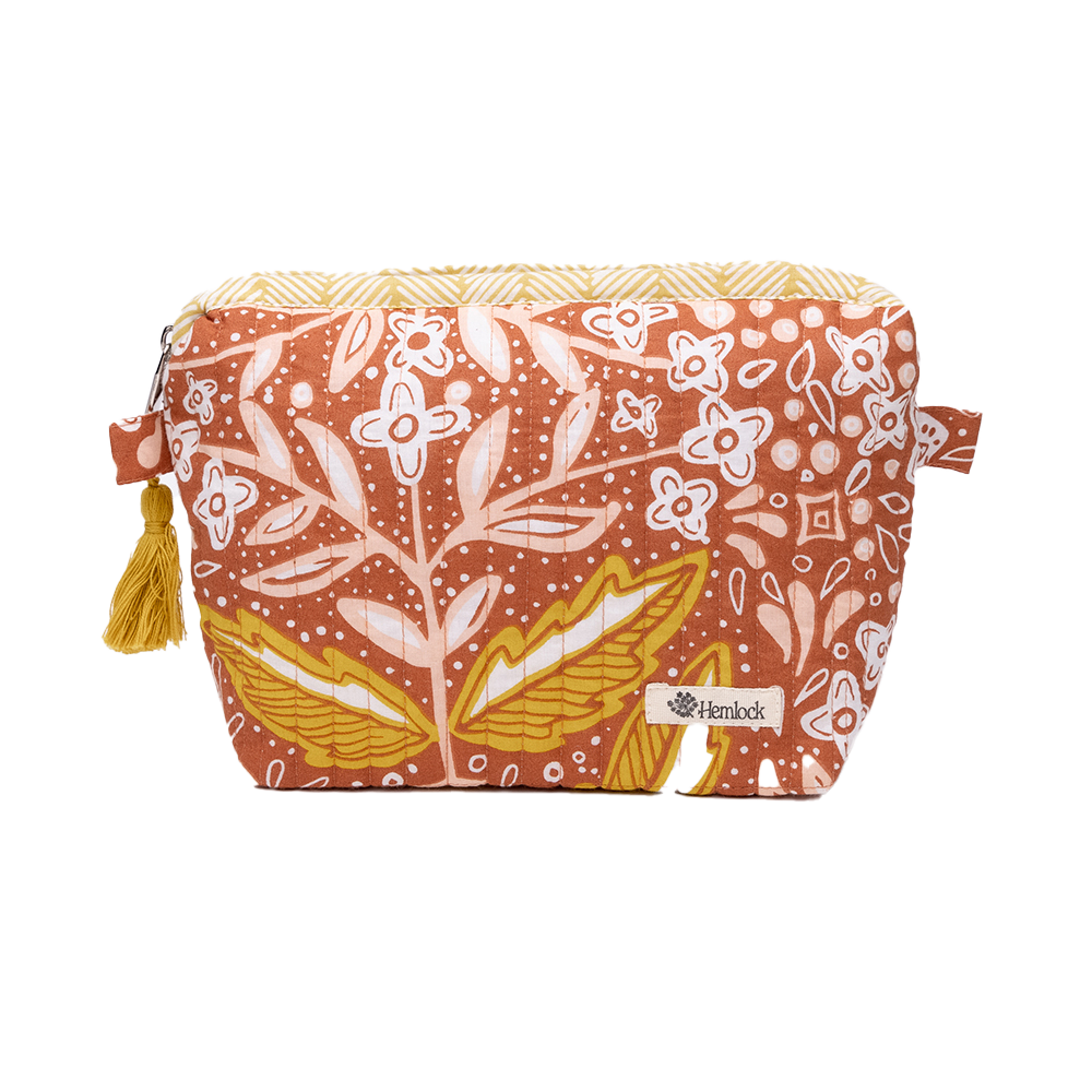 Amelia Quilted Zipper Pouch