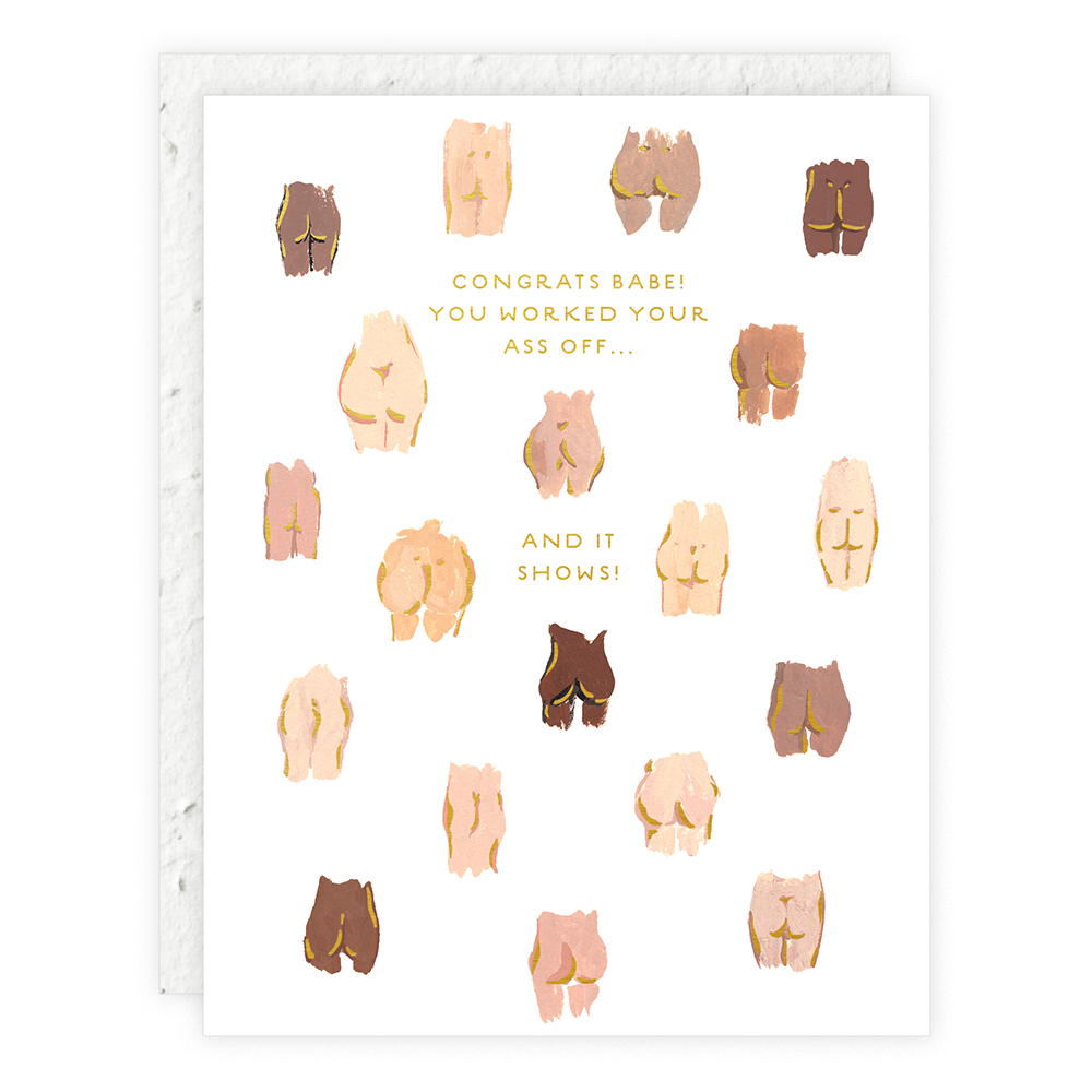 Butts - Congratulations Card