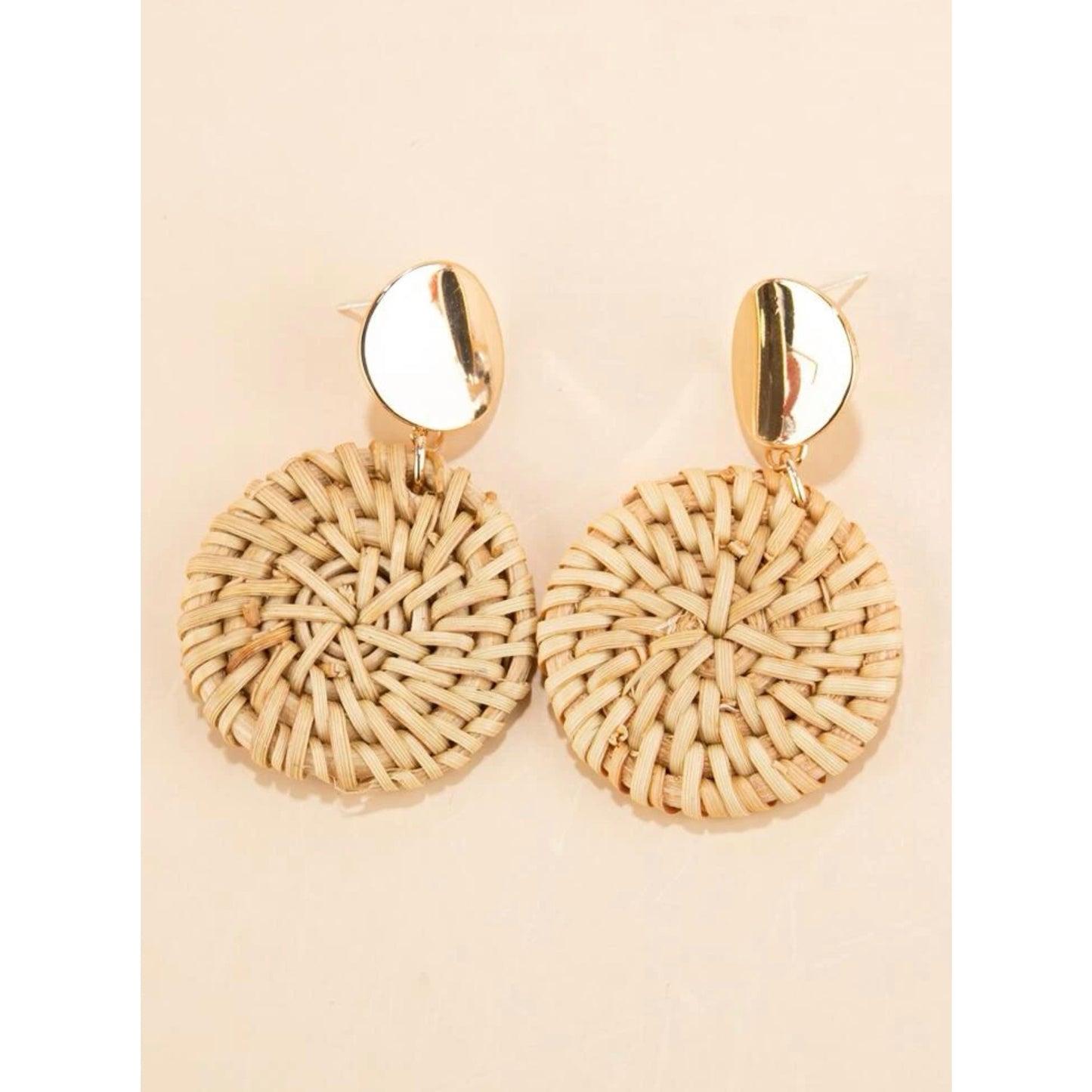 Wicker Drop Earrings