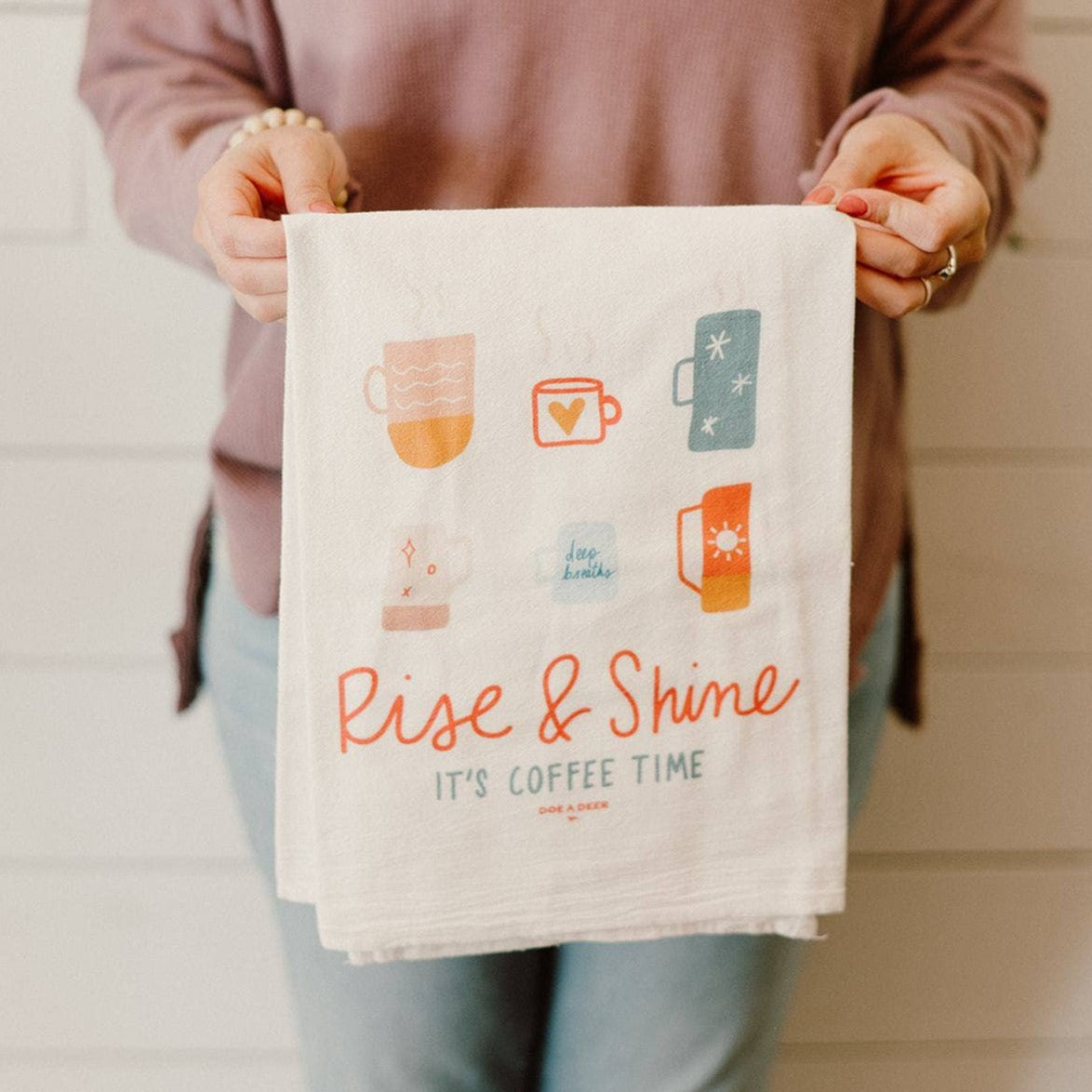 Rise & Shine Flour Sack Towel