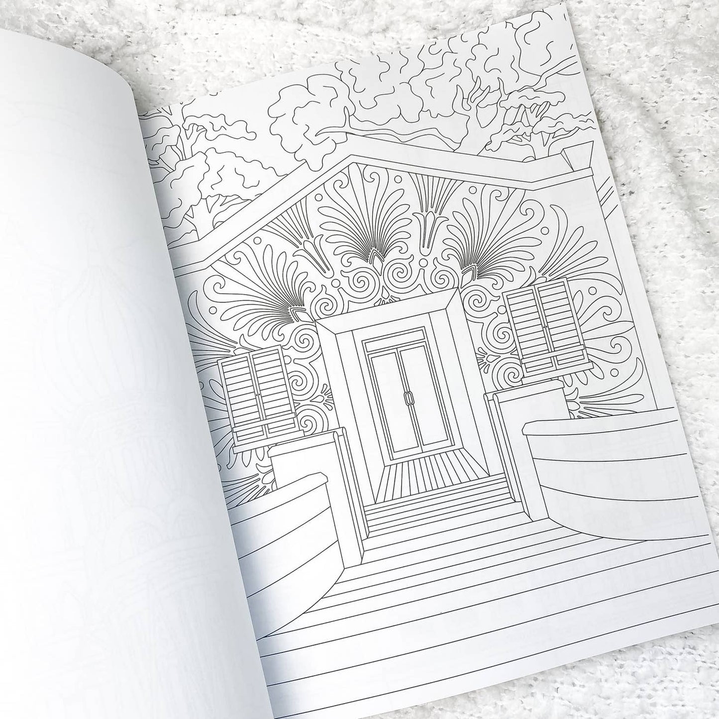 Architecture Coloring Book