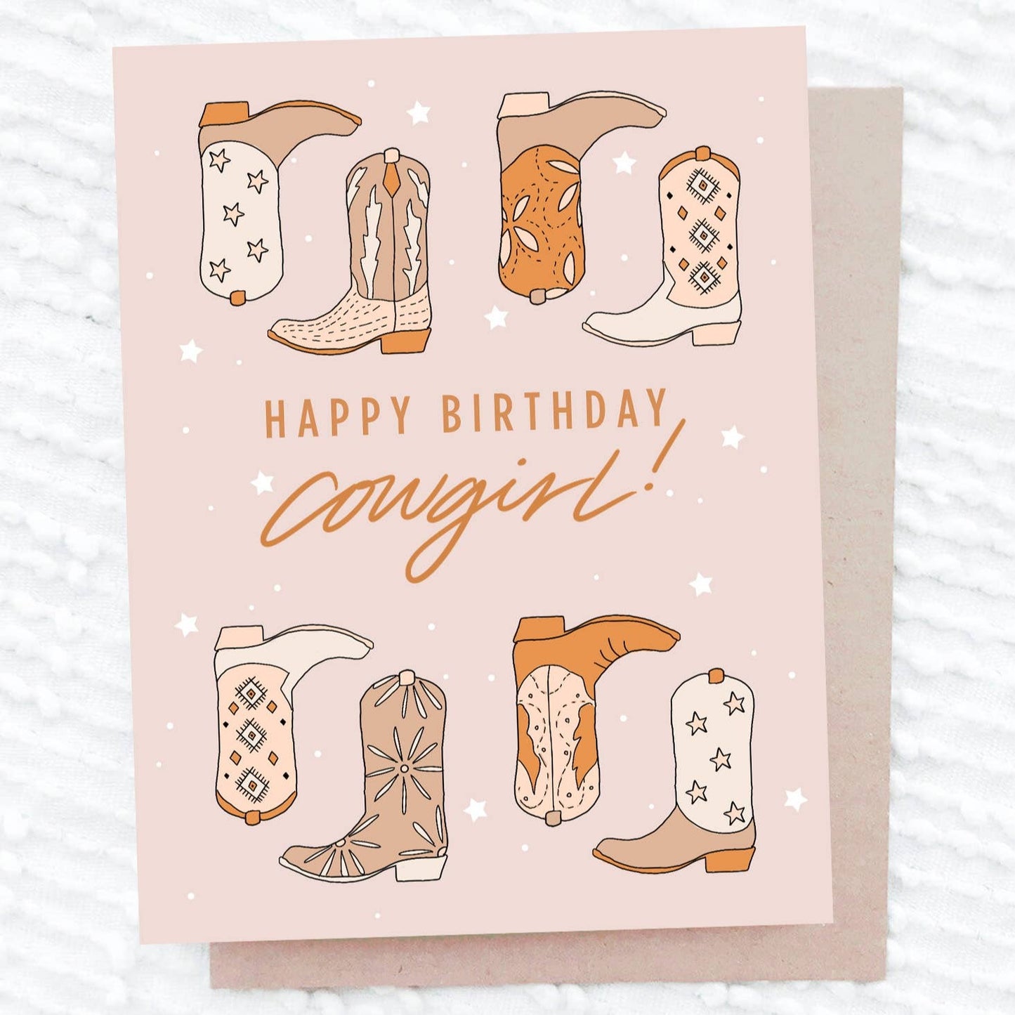 Happy Birthday Cowgirl Card