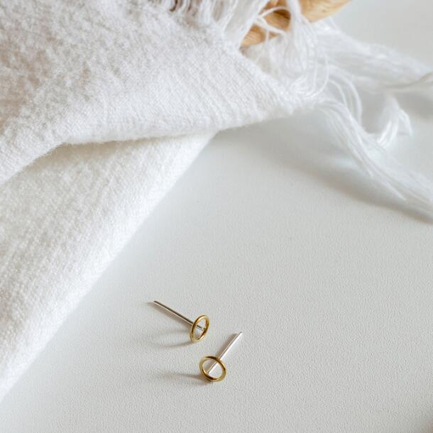 PURPOSE Jewelry - Brass Halo Studs