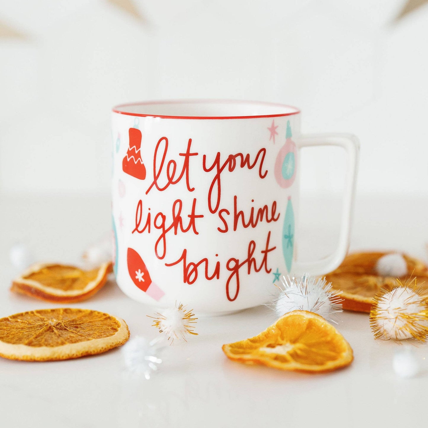Let Your Light Shine Bright Christmas Mug