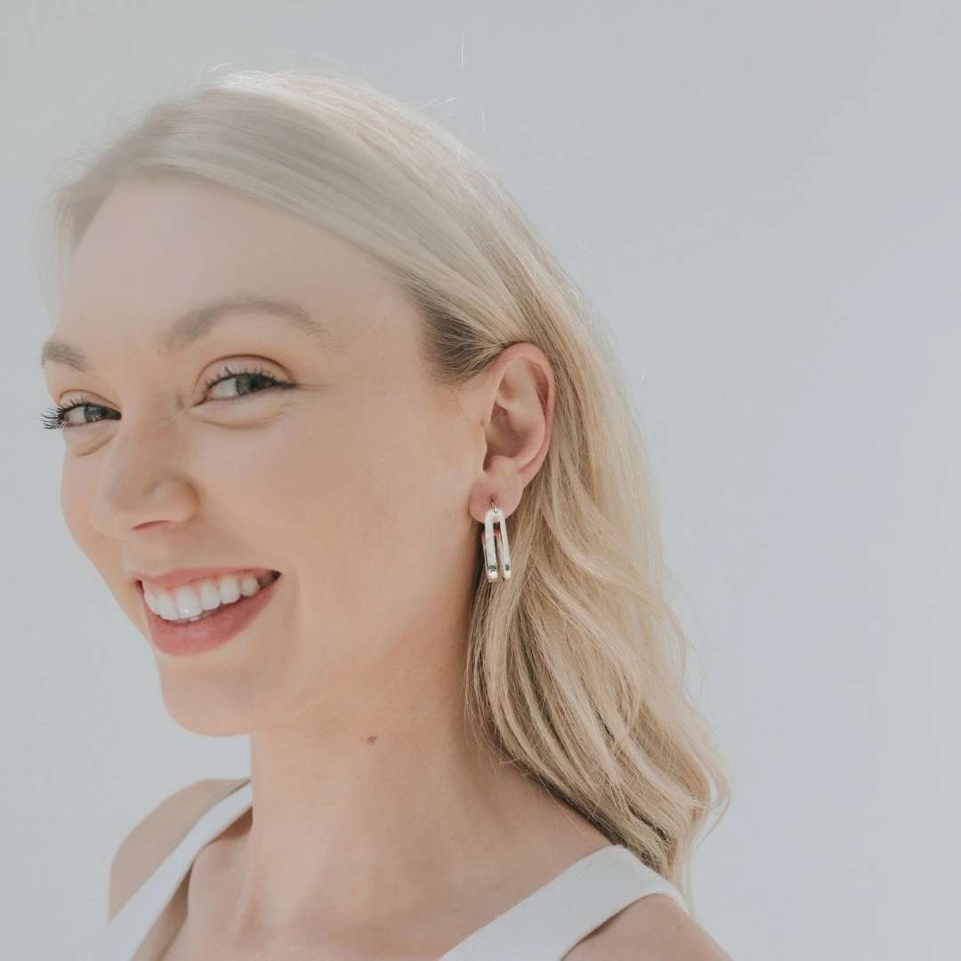 PURPOSE Jewelry - Splendid Hoops Silver