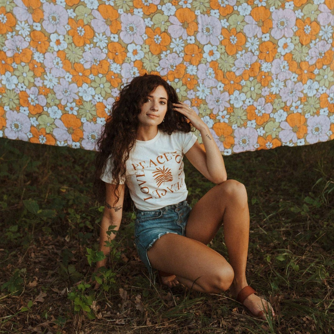 Peace Love Graphic Tee