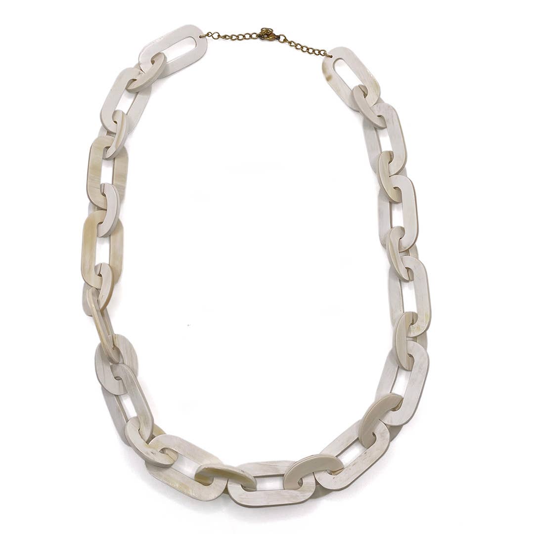 PURPOSE Jewelry - Ankole Chain Link Long Necklace: Light – Boho Hazel & Co.