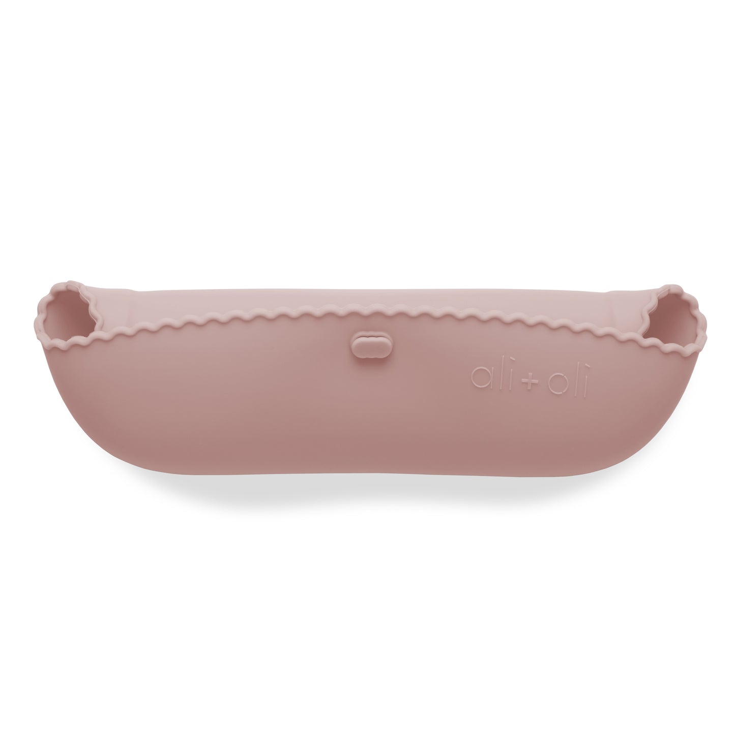 Blush Silicone Roll Up Bib