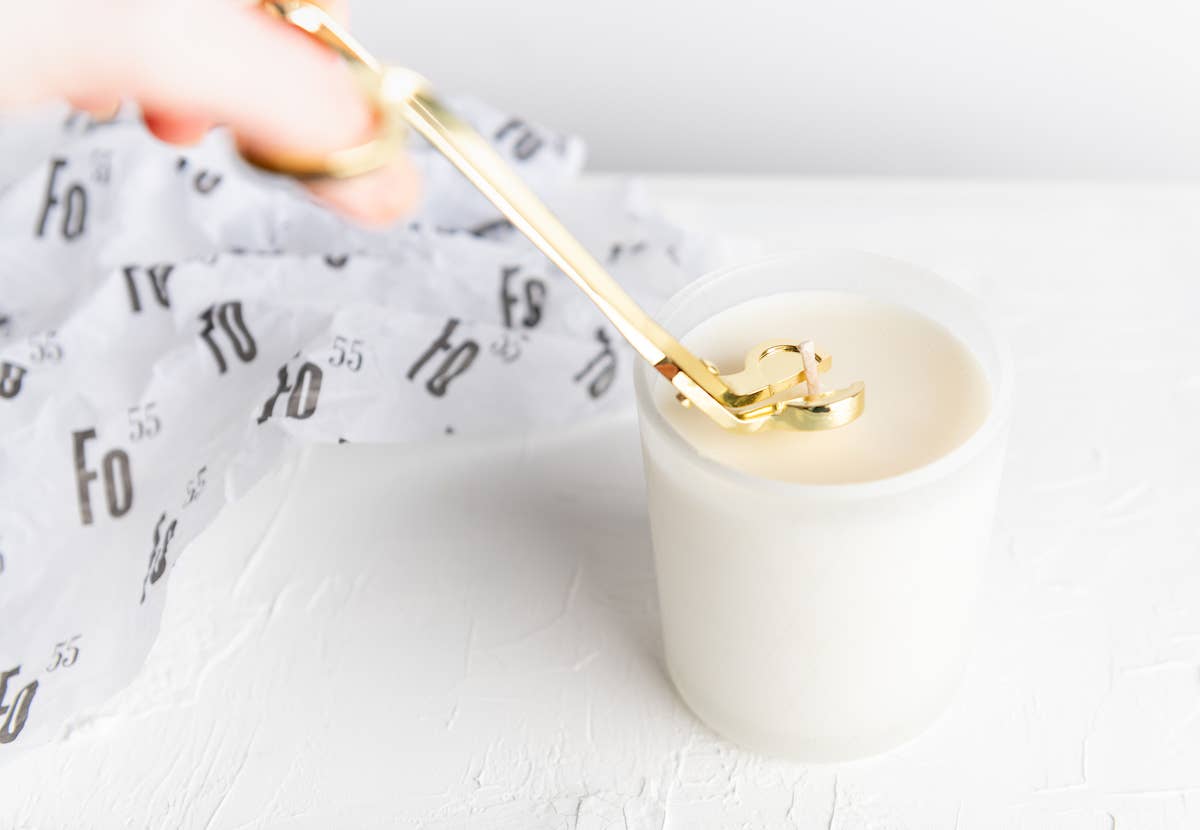Gold Candle Wick Trimmer
