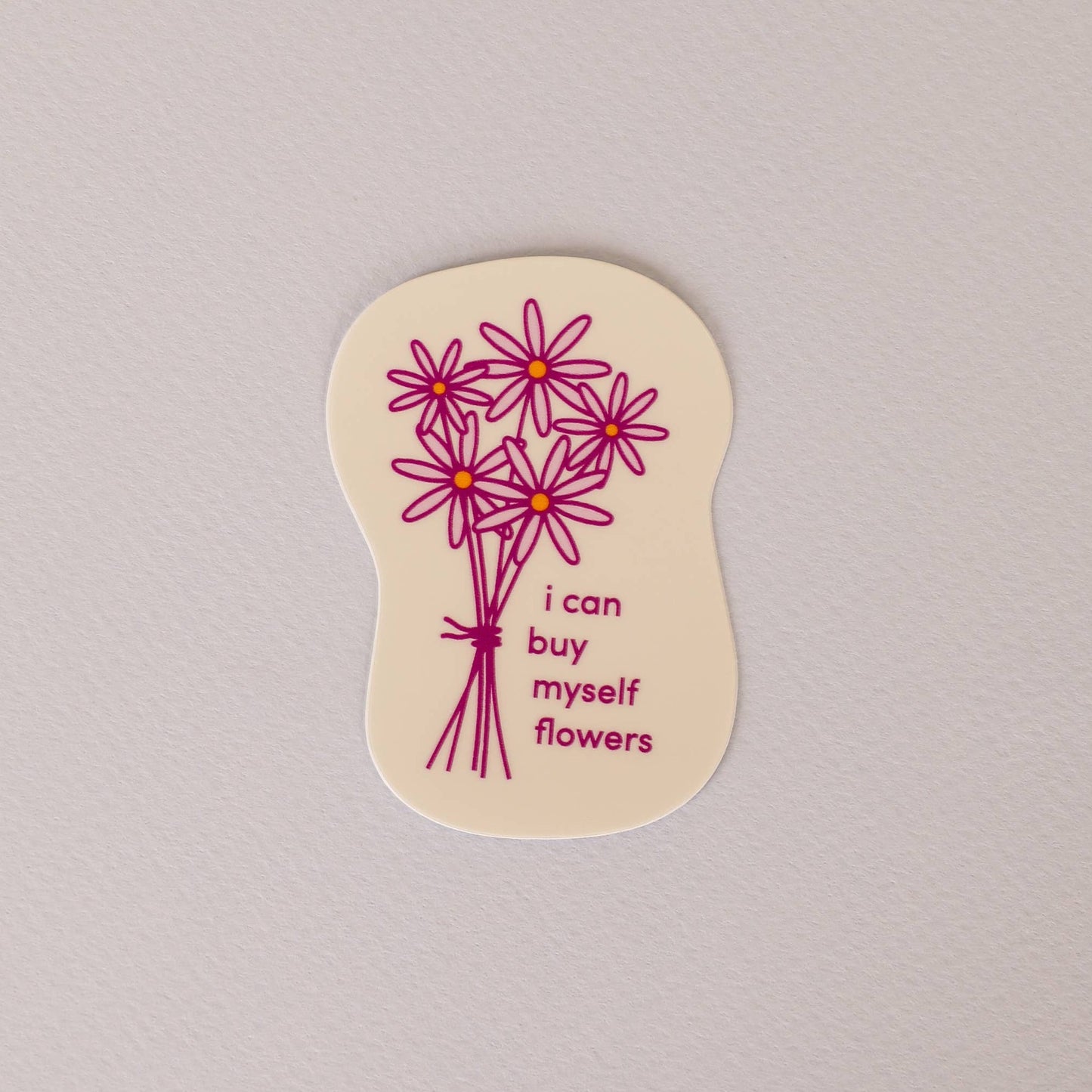 Buy Myself Flowers Sticker