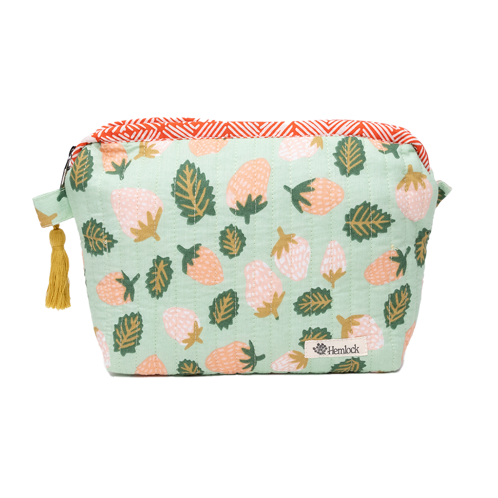 Suzette Quilted Zipper Pouch