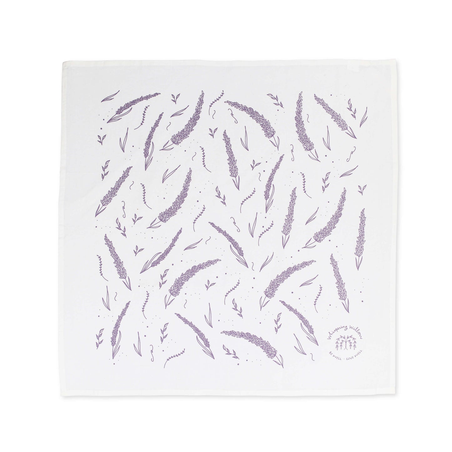 Lavender Flour Sack Tea Towel