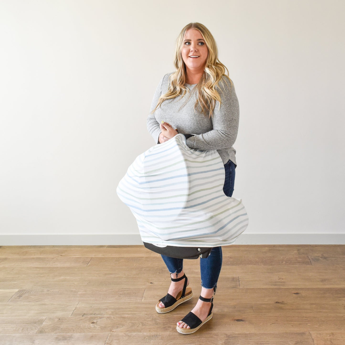 Dapper Stripes Nursing and Carseat Cover