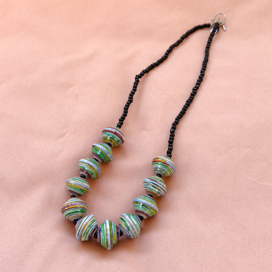 Green Beaded Necklace