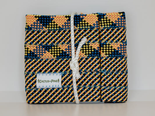 Yellow Upcycled Climbing Rope Can Sleeve