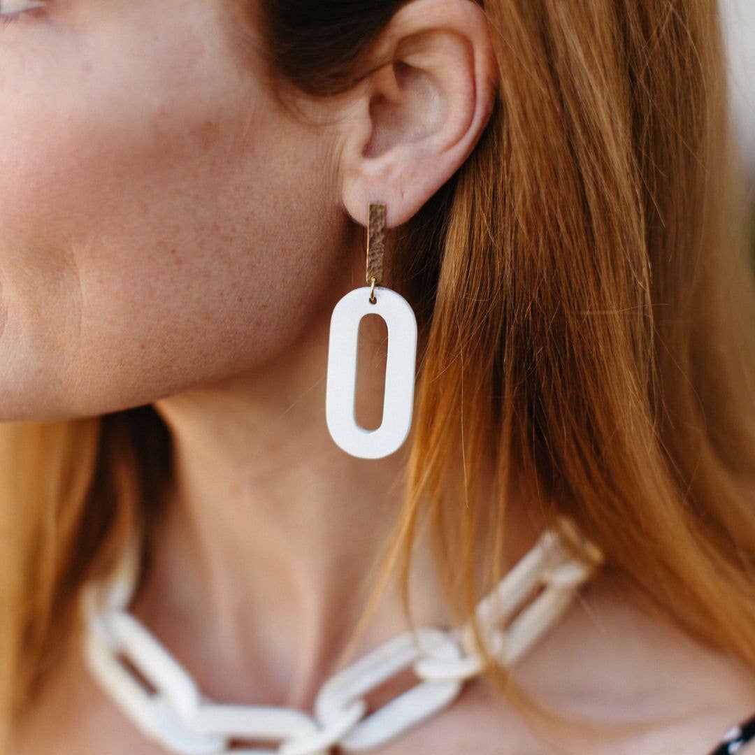 PURPOSE Jewelry - Ankole Chain Link Earrings