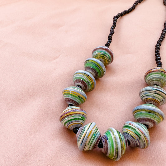 Green Beaded Necklace