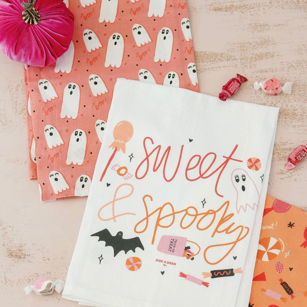 Sweet & Spooky Flour Sack Towel