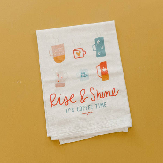 Rise & Shine Flour Sack Towel