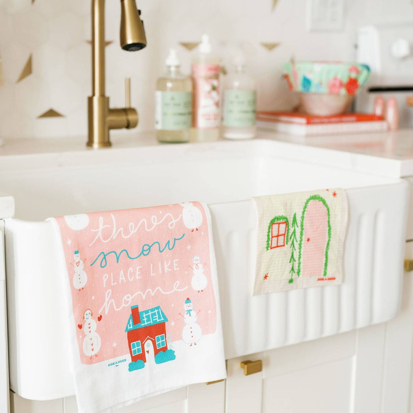 There's Snow Place Like Home Flour Sack Towel