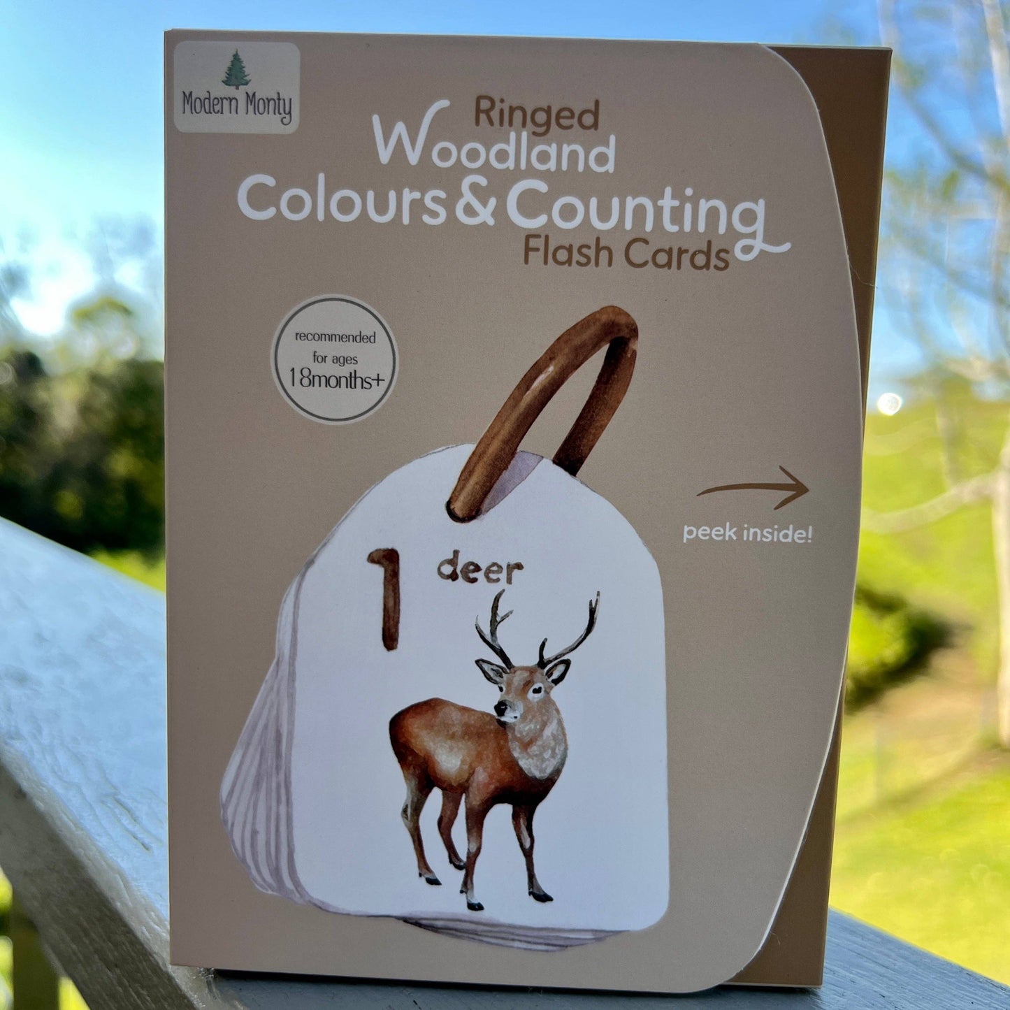 Woodland Colours and Counting Flash Cards