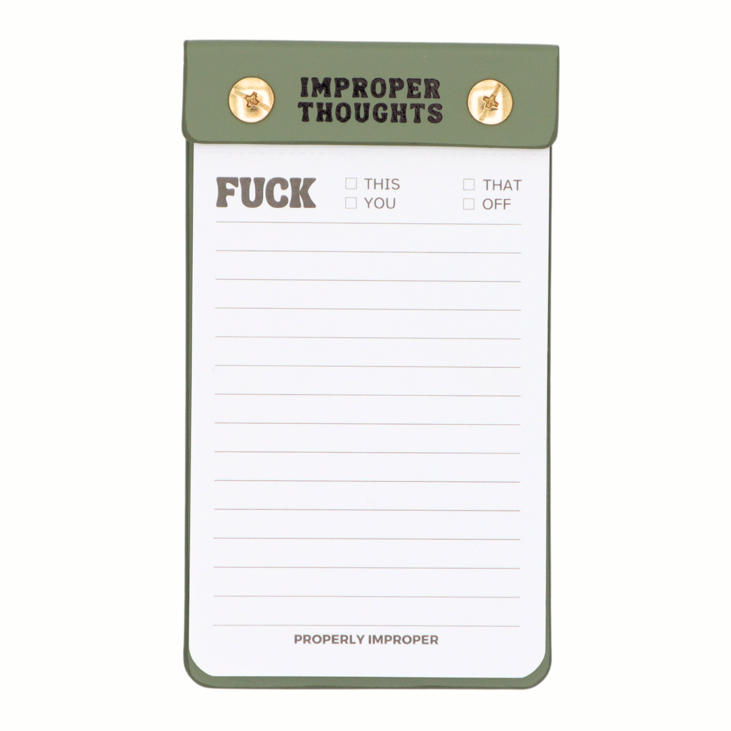 Fuck Notes - Tear Off Sheet Notepad