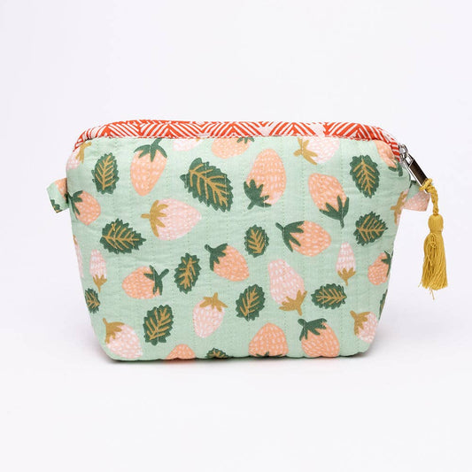 Suzette Quilted Zipper Pouch