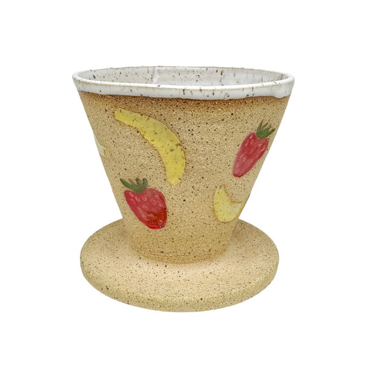 Osso Ceramics: Strawberry Banana Pour Over Cone