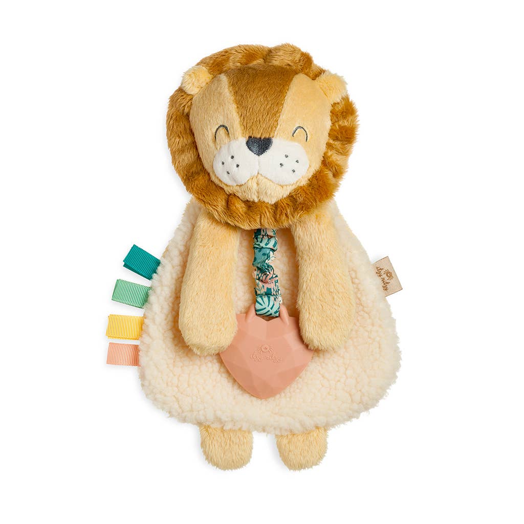 Lion Lovey with Silicone Teether