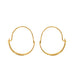 PURPOSE Jewelry - Magnolia Hoops Gold