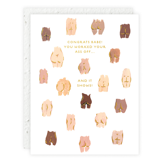 Butts - Congratulations Card