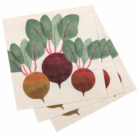 Three Beets Cocktail Napkins