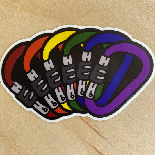Pride Carabiner Sticker