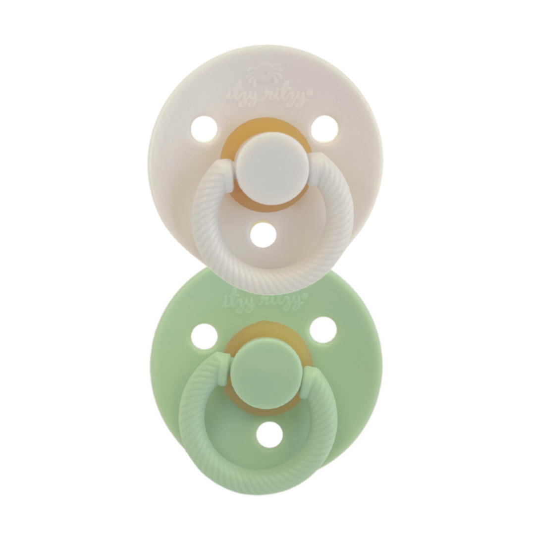Mint + White Pacifiers