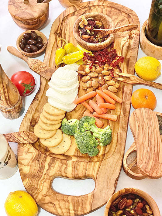 Large Olive Wood Charcuterie Board