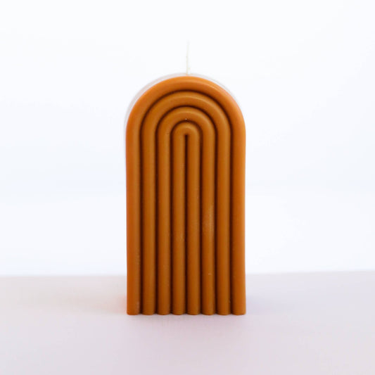 Tall Arch Honey Candle