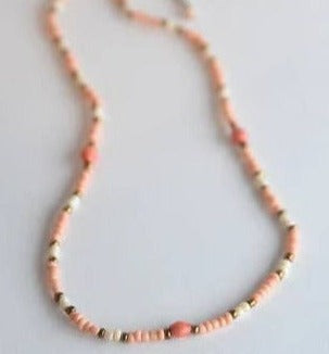 Project Have Hope - Short Njiwa Necklace (Coral)