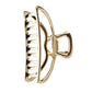 Gold Open Shape Claw Clip