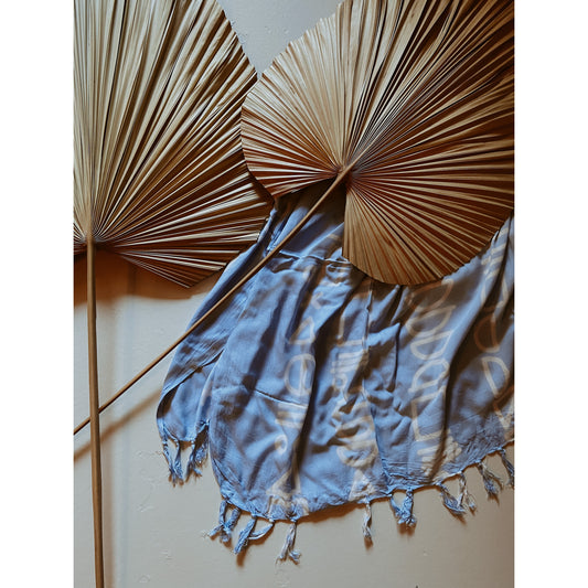 Sky Blue Shapes Kimono