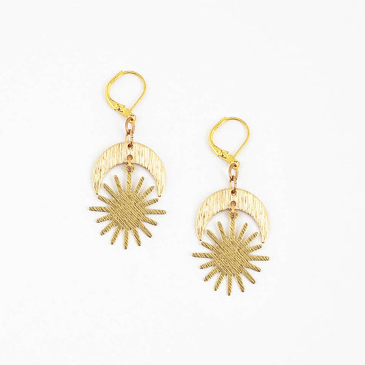 Sun and Moon Earrings