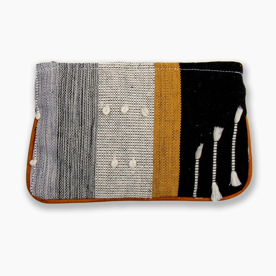 Earth Tone Textured Clutch