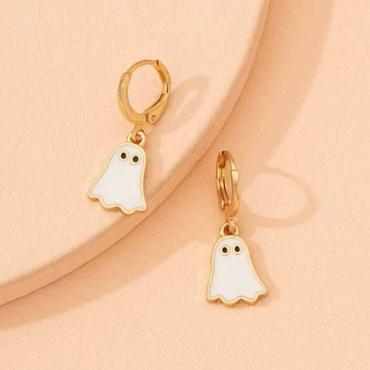 Gold Ghost Earrings