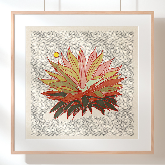 Caroline Clark - Rainbow Aloe Print